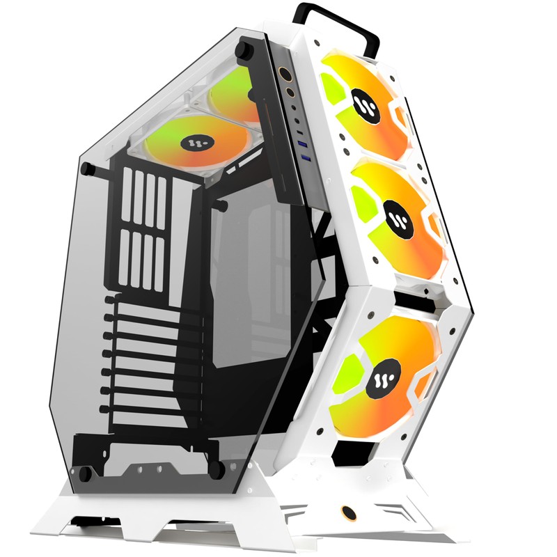 KEDIERS PC Case C570 ATX Mid Tower Tempered Glass Gaming