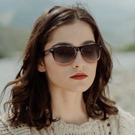 Joopin Unisex Polarized Sunglasses, Wellington Type, UV400, Retro Design, UV Protection, Ultra Lightweight, Sports, Cycling, Running, Fishing, Climbing