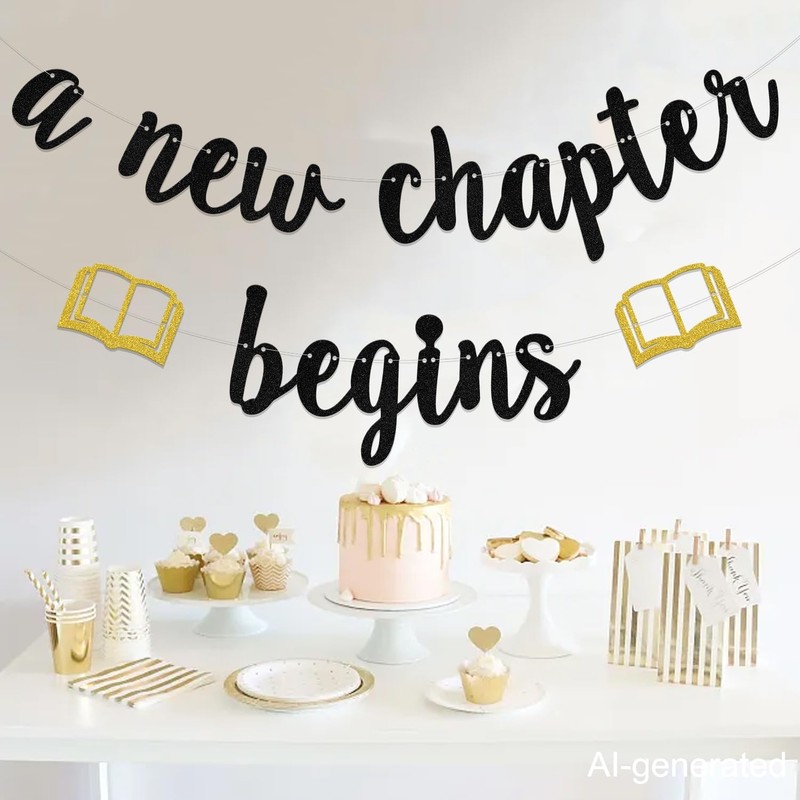 A New Chapter Begins Banner - The Beginning of a
