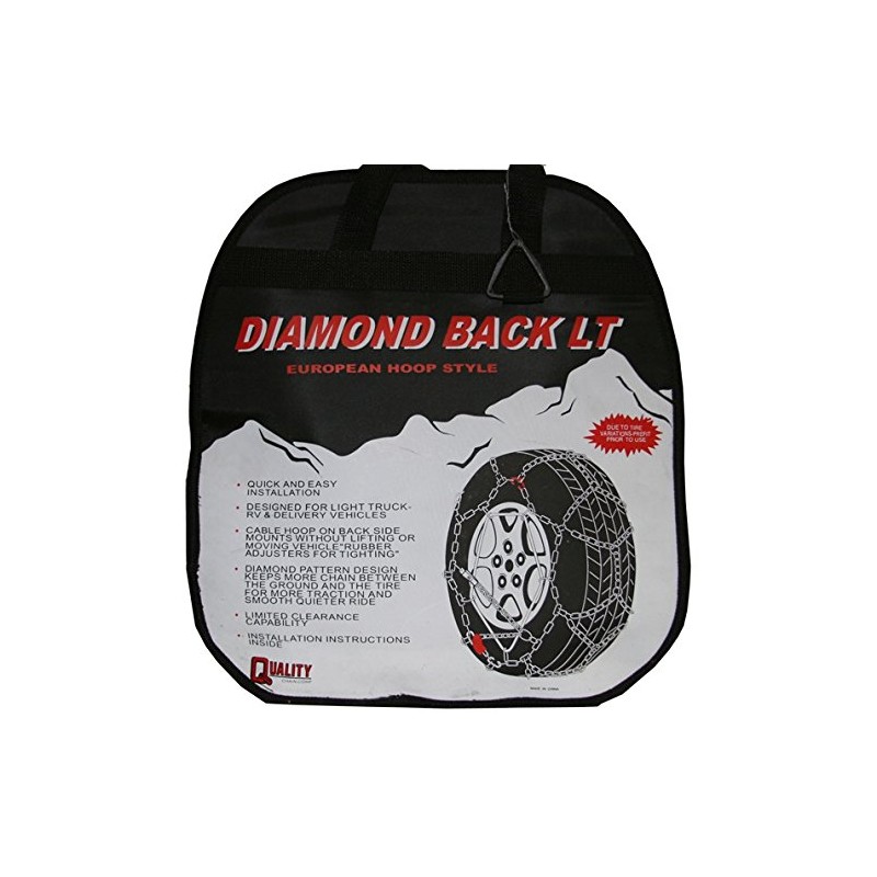 Quality Chain Diamond Back LT 5.5mm Link Tire Chains (Pull