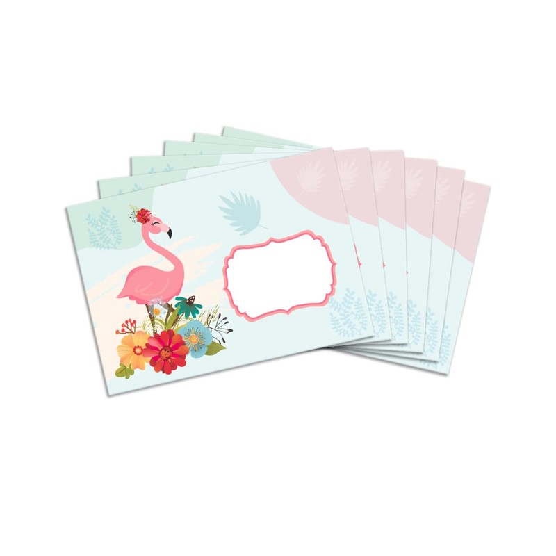 Stationery Set for Girls Flamingo Letter Pad with Envelope for