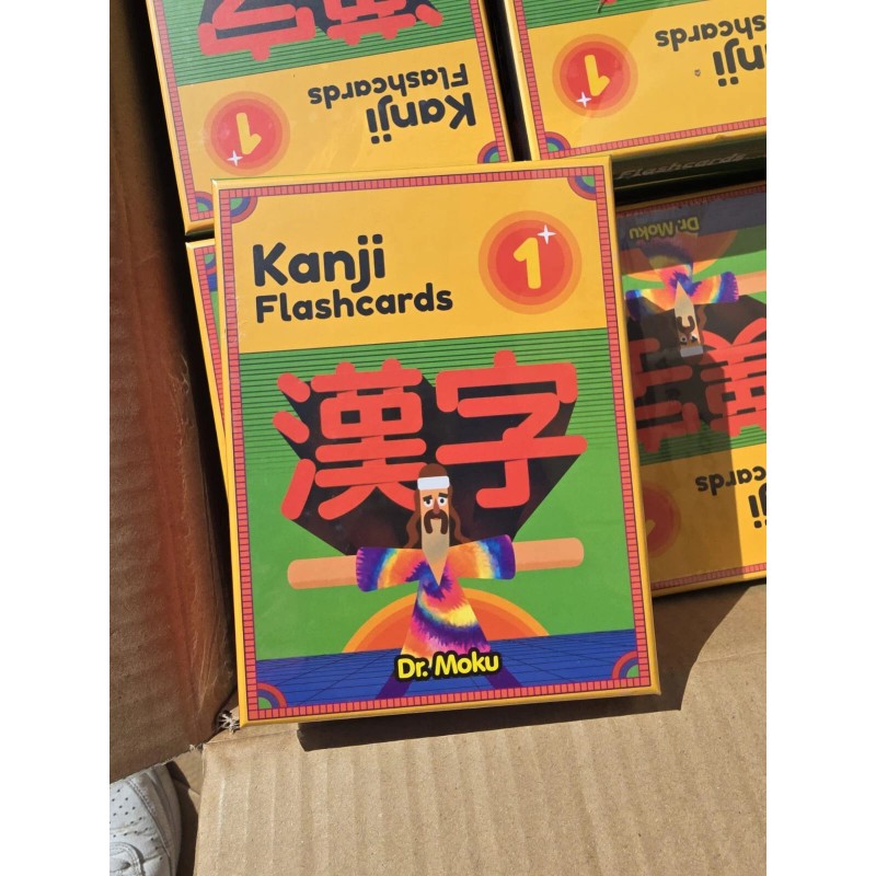 Dr. Moku's Kanji Flash Cards 1 Learn Japanese Kanji Characters