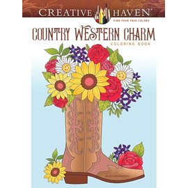 Creative Haven Country Western Charm Coloring Book (Adult Coloring Books: In The Country)