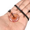 Justinstones Crab Fire Agate Gemstone 30mm Donut Beads Reiki Chakra