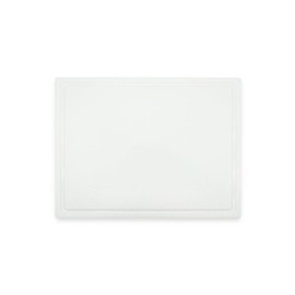 Polyslice BBQ Cutting Board Premium HDPE High Density Polyethylene– Durable Modern Design, Deep Juice Groove,knife Friendly and Easy to Clean - Ideal for Outdoor Kitchen (Black and White)