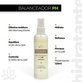 Loción facial reguladora y balanceador de ph hidratante 250 ml Beohemp