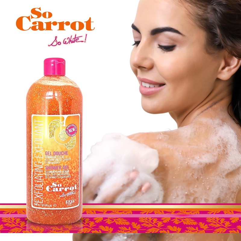 Fair and White So Carrot Body Scrub Body Wash 31.8