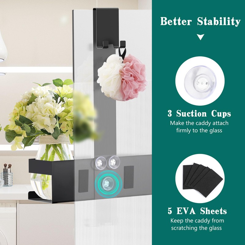 Emibele Over The Door Shower Caddy, 304 Stainless Steel Hanging