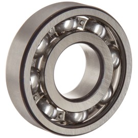 FAG 6302-C3 Deep Groove Ball Bearing, Single Row, Open, Steel Cage, C3 Clearance, Metric, 15mm ID, 42mm OD, 13mm Width, 43000 rpm Maximum Rotational Speed, 1200 lbf Static Load Capacity, 2550 lbf Dynamic Load Capacity