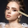 Bluemega Barra Sombra Ojos Brillante Purpurina, Lápiz Crema, E