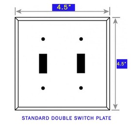Safari Zebra Stripe Double Toggle Switch Plate – Animal Decor