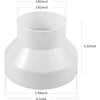 EVERMARKET Duct Reducer 6 to 4 inch Duct Adapter HAVC