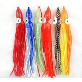 Octopus Bee Bait, Octopus Bait, Squishy Scallop, Self-Made Soft Lure, Octopus Fishing Supplies, Trolling Fishing Lure, Lures Fishing, Soft Lure Set, Octopus, Fishing Bait, 7.1 inches (18 cm), 20