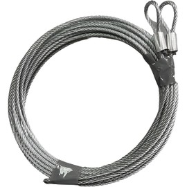 Steel Spring Cable Pair - 13' Garage Door Opener Extension