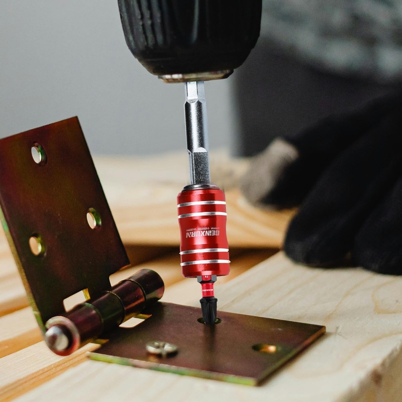 Geinxurn 1Pc 2-IN-1 Screwdriver Bit&Socket Extension Holders and 10Pc S2