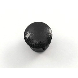 3/8" Black Nylon Hole Plugs Fits 3/8" Diameter Hole - Slightly Domed Convex Surface - Durable Nylon Plug Snaps Into Hole with Locking Tabs That Hold in Place - Provides Finished Appearance (12)
