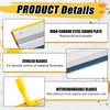 1 Pack 22" Notched Squeegee for Epoxy with 5mm Serrated