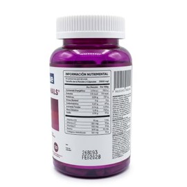 MultiBlue - Colageno + Biotina 120 Capsulas | Formulado con Vitamina D3, Vitamina E y Vitamina C | Vitaminas para Mujer 100% Natural, Sin Gluten, Sin 