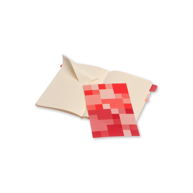 Moleskine Pocket Volant Geranium Red/Scarlet Red Plain Journal