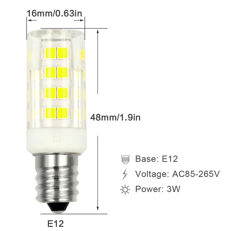 Honle E12 LED Light Bulbs 3W Equivalent 30W Halogen Bulb