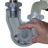 Permaflow Never Clog Transparent Abs 1-1/2" P-Trap (Includes 1-1/2" To