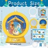 WATINC Christmas Nativity DIY Snow Globe Craft Kit, 12Pcs Jesus