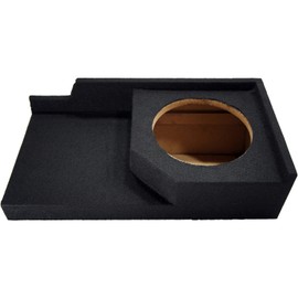 American Sound Connection Compatible with Chevy C/K Silverado or GMC Sierra Full Size Extended Cab Truck 1988-1998 Single 10" Subwoofer Sub Box Speaker Enclosure