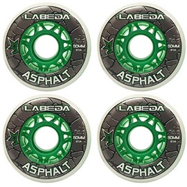 Labeda Wheels Inline Roller Hockey Gripper Asphalt Outdoor White 80mm 83A x4