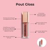 MCoBeauty Pout Gloss Ultra Shine, Tickle, Non-Drying Lip Plumping Lip