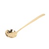 Soup Ladle Durable Brass Elegant Bright Gold Color Balanced Weight