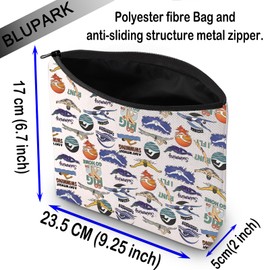 Swimming Lover Gift A Day Without Swimming Makeup Bag Competitive Swim Team Gift Swimming Idea Cosmetic Bag (A Day Without Swimming)