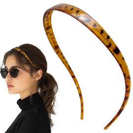 Zoolinn Non-Slip Tortoise Headband for Glasses Wearers – Pressure-Free Hairband for Women’s Hairstyles