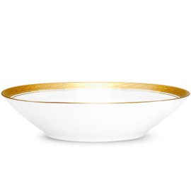 Noritake Crestwood Gold Bowl, Soup, 12 oz., Set of 4 in White