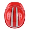 Construction Site Protective Cap Ventilate ABS Hard Hat Reflective Stripe