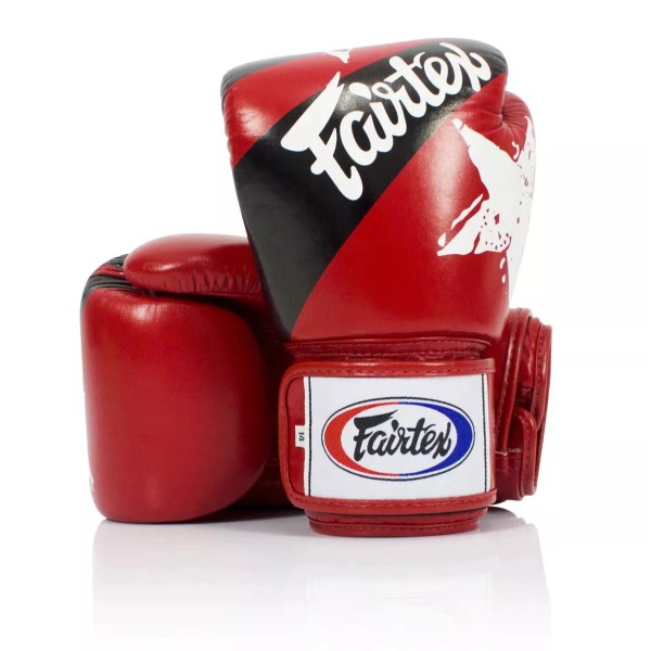 Fairtex BGV1 Muay Thai Boxing Glove Stars Red (16oz)