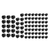 Unbranded CNC Black Cut Engine Toppers Bolt Cap Cover For