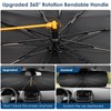 JOZMMZEOOA Auto Sonnenschutz Frontscheibe,65x125CM Frontscheibenabdeckung Auto Windschutzscheibe Frontscheibe Hitzeschutz UV-Schutz