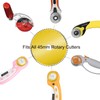 45mm Rotary Cutter Blades 10-Pack Replacement Blades Fits Fiskars, OLFA