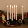 OWLBAY 9 Pack 3D Wick Flameless Window Candles with Remote