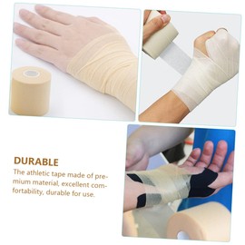 OHPHCALL 1roll Professional Sponge Shock Bandage Film Athletic Skin Tape for Sports Protective Underwrap for Knees Ankles and Hands Use for Football Basketball Yoga and Running