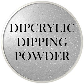 SHEBA NAILS Dipcrylic Dip Dipping Powder Techno Color Pastel Collection PASTEL SILVER - 1oz Jar