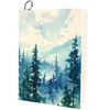 CRASPIRE Tree Stretchable Book Cover Forest Washable Reusable Large Nylon