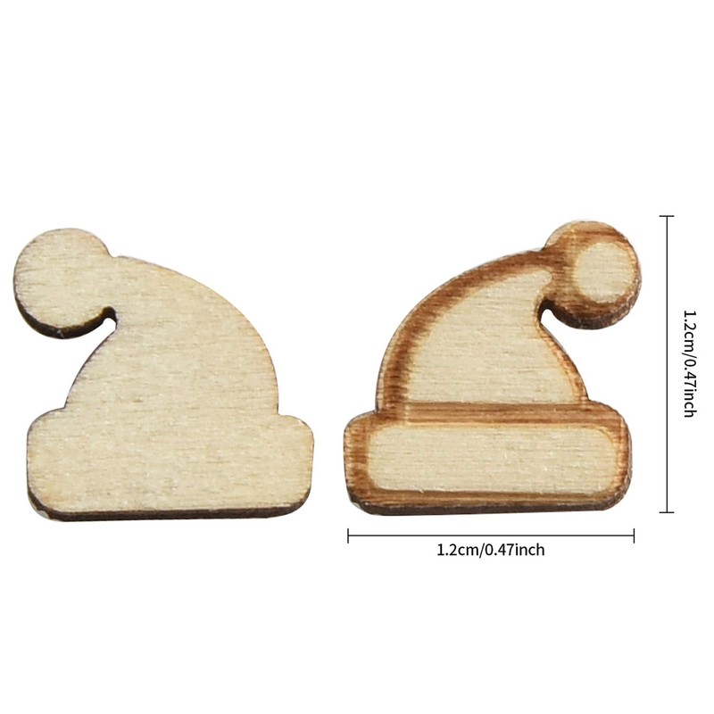 60 Pieces Mini Wood Stud Earring Blanks Wooden Jewelry Accessories