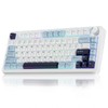 AULA F75 75% Wireless Mechanical Keyboard, Hot Swappable Creamy Keyboard,