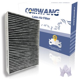 COIRWANG CF11854 Cabin Air Filter with Activated Carbon Compatible with Nissan Rogue 2014-2020/ Rogue Sport 2017-2022/ Qashqai/X-Trail 2017-2025 | Replaces OEM 27277-4BU0A, CAF1941P