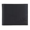 Oxmox Leather Wallet RFID Protect, Lizard Embossed Black, Classic