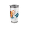 Solar Storm Earth Magnetosphere Radio Stainless Steel Insulated Tumbler