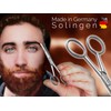 Solingen Beard Scissors Moustache Scissors 10.5 cm with Sharp and