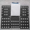 INTIRILIFE Practical Laundry Folding Board Clothes Folding Aid in Black