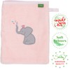 Smithy Baby Elephant Face Cloth, 100% Cotton Terry Towelling, Wash